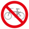 No Bicycles emoji on Emojidex